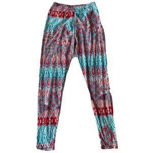Malvin Malvina Leggings Size M Juniors Colorful Workout Loungewear Yoga School